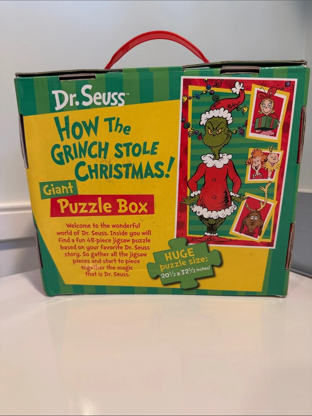 Dr. Seuss Learning Puzzle Boxes - Grinch and learning  1,2,3’s